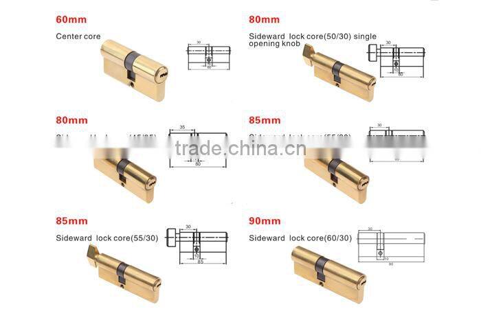 Door Lock with Round Handle