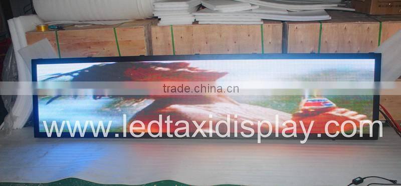 Vehicle used full color bus Led display screen, outdoor advertising display