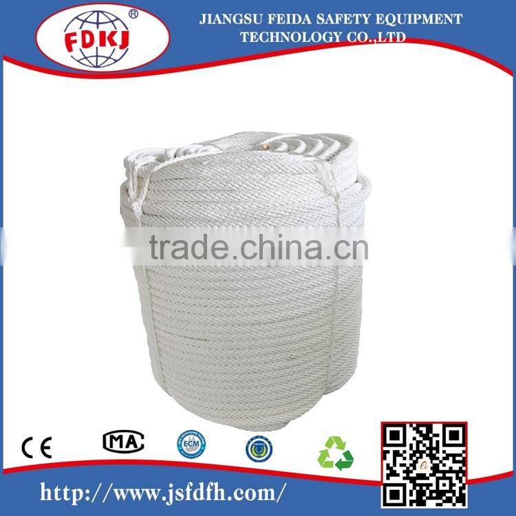 Lifesaving fire retardant cable for fire fighting construction safety rope