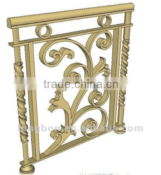 2014 Top-selling modern stailess steel balcony railing