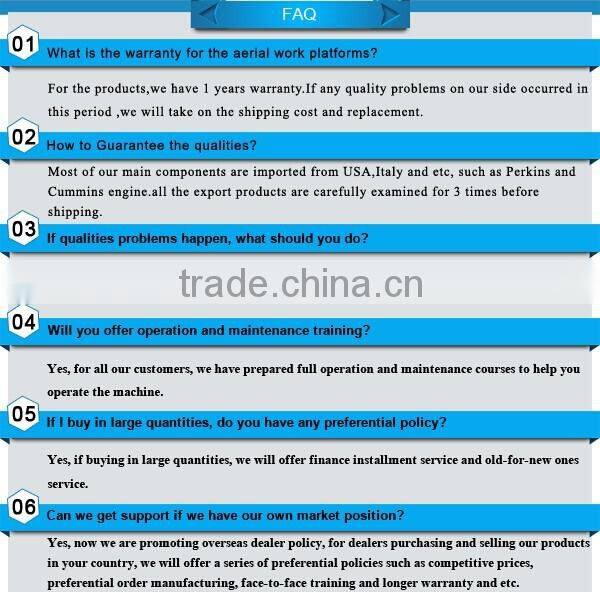 Full electric work platform scissor working platform lift table sel-propelled lifters with CE