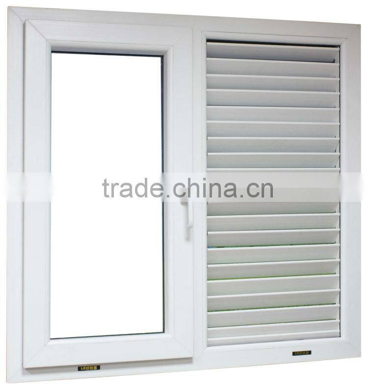 UPVC white window shutters, elegant upvc shutter and upvc louvers