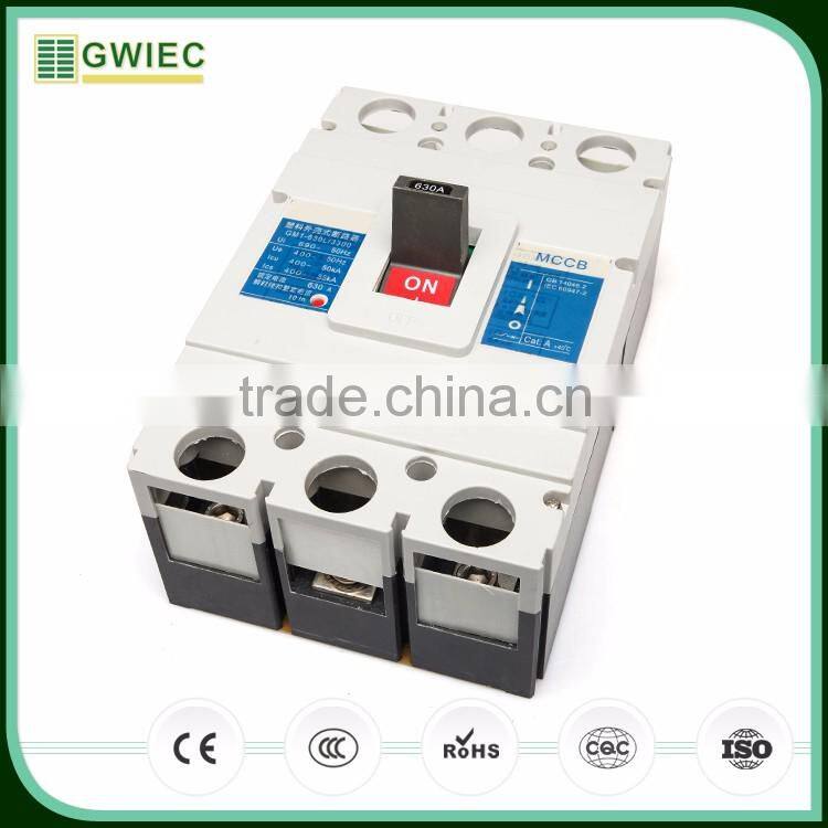 GWIEC China Products 250Amp MCCB 3 Pole 4 Pole New Types Molded Case Circuit Breaker