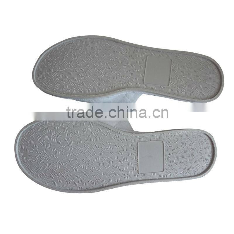 high quality disposable hotel velour spa slipper