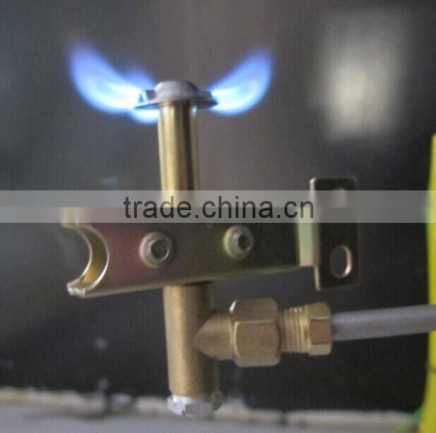 pilot burner for gas wall room heater
