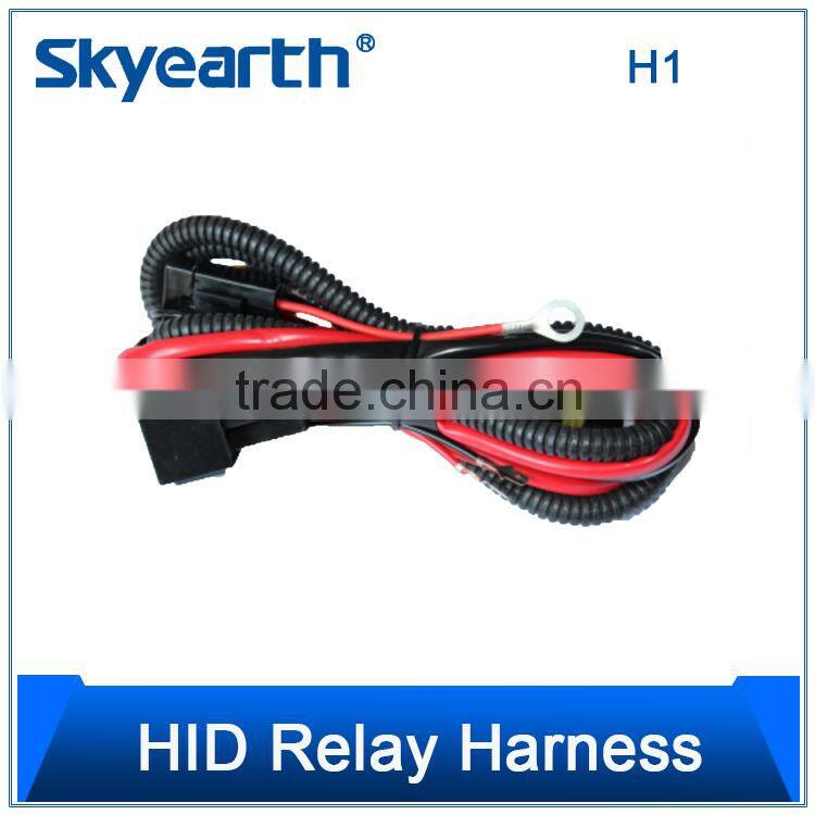H1-H3 Car 12V 24V HID Xenon Light Power Relay Wire Harness Plug Cord
