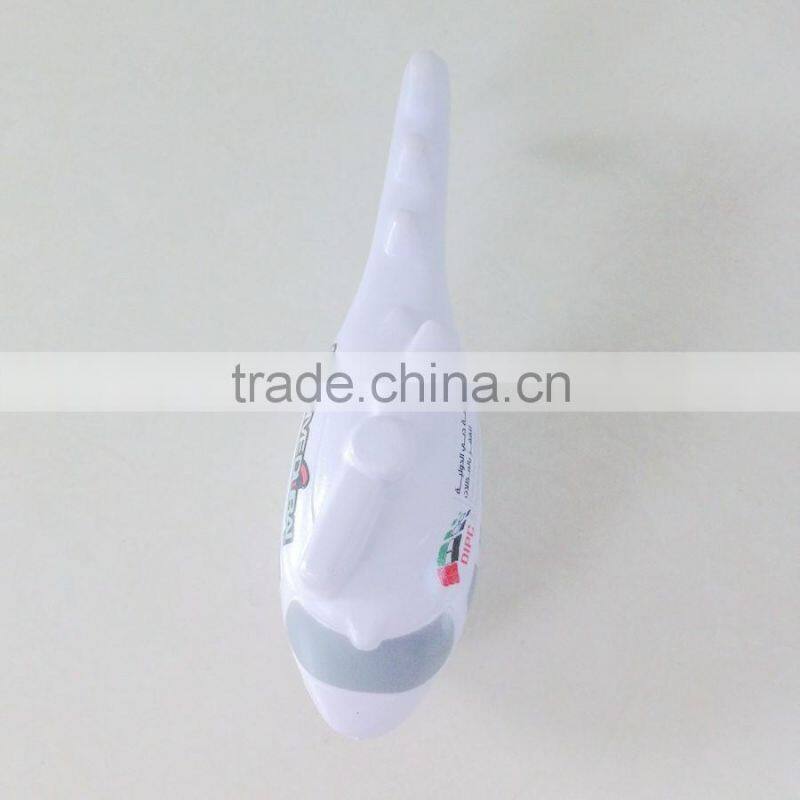 13cm white helicopter foam toy
