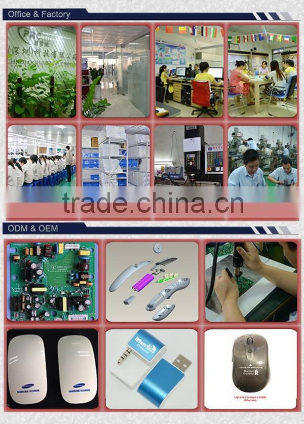 Black Wireless PowerPoint Presenter Remote Control with Air Mouse for Iphones