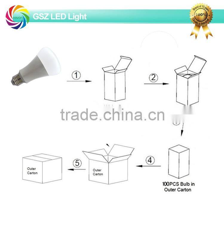 9W high power led bulb light with CE ROHS