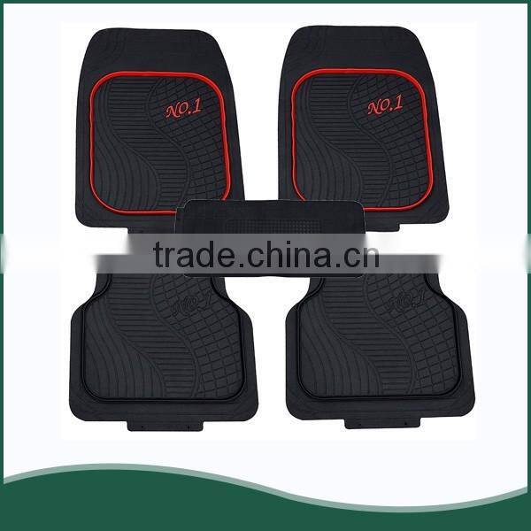 2016 New design 5pcs PVC Car Mat / Rubber Car Mat / Latex Car mat