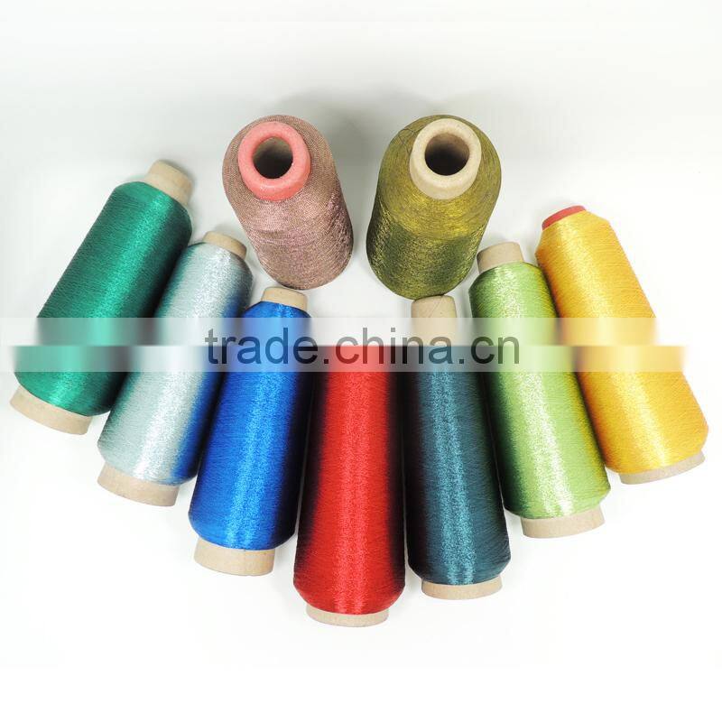 Jingxin MS type 1/100" gold metallic yarn embroidery thread