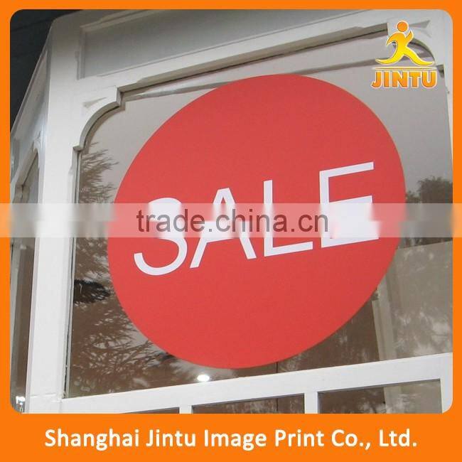 Cheap die cut vinyl store window advertising sign