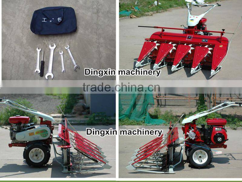 high-efficiency mini harvester for rice and wheat
