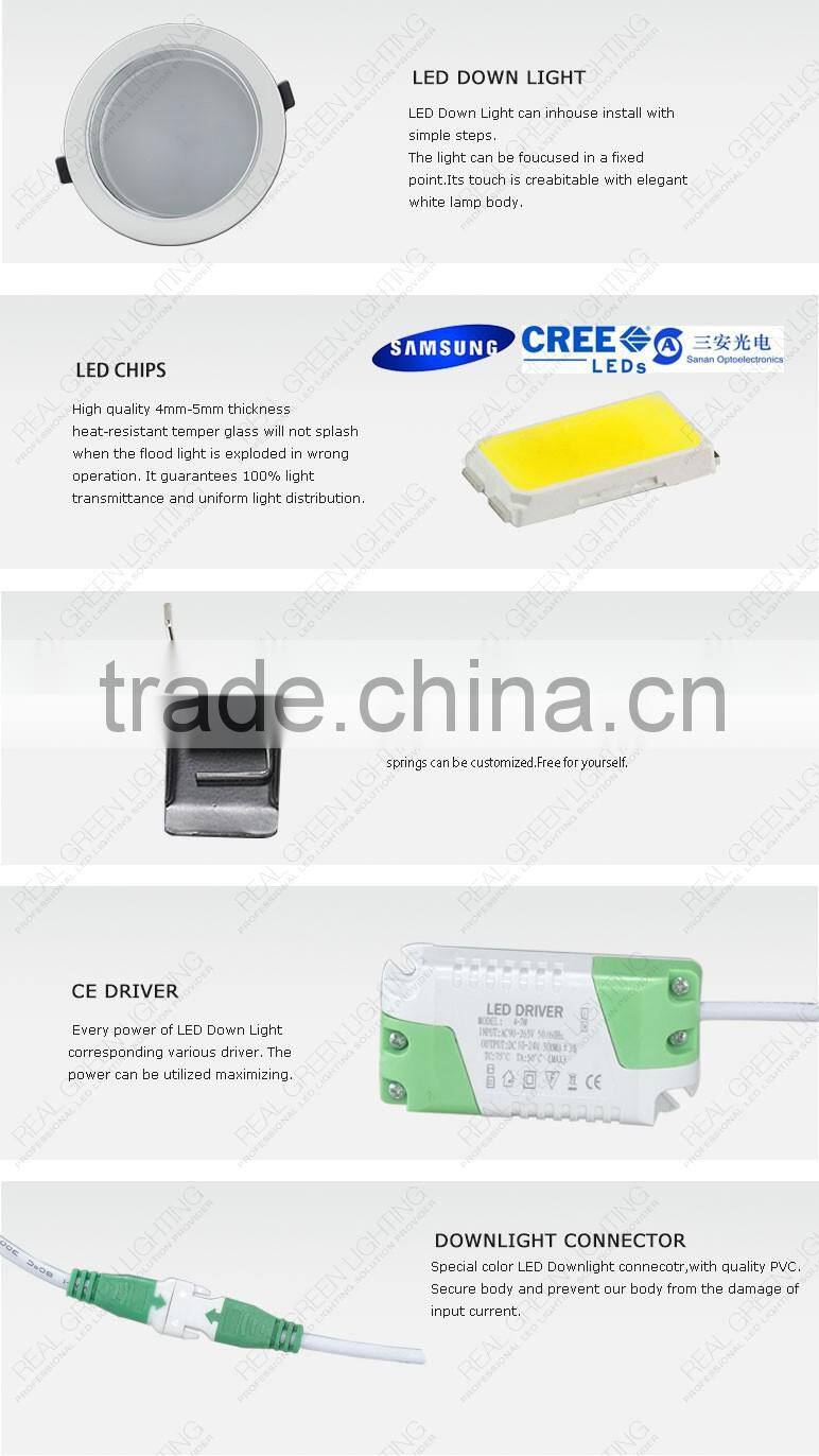 SMD25W Downlight 50000hrs High 25w Power 8 Inch 25w Recessed LED Down Light