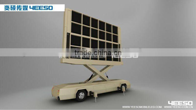 outdoor mobile advertising trailer-YES-T12, large version