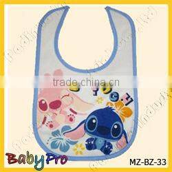 2016 hot sale cotton baby bibs with EVA cover