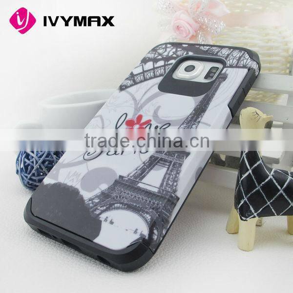 Different painted pattern cell phone case for samsung galaxy s6