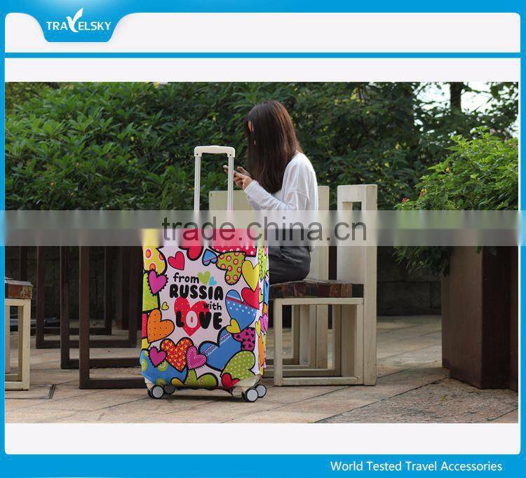Customized clear transparent luggage cover on sale