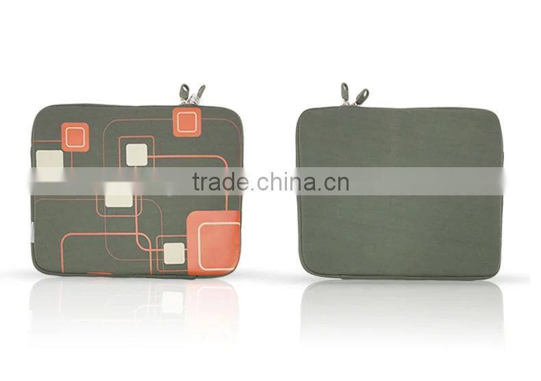 Factory Price Soft neoprene 13.3inch neoprene laptop sleeve with carrying and pocktet