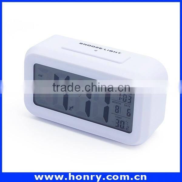 hot selling cheapest 7 color changing digital alarm led clock