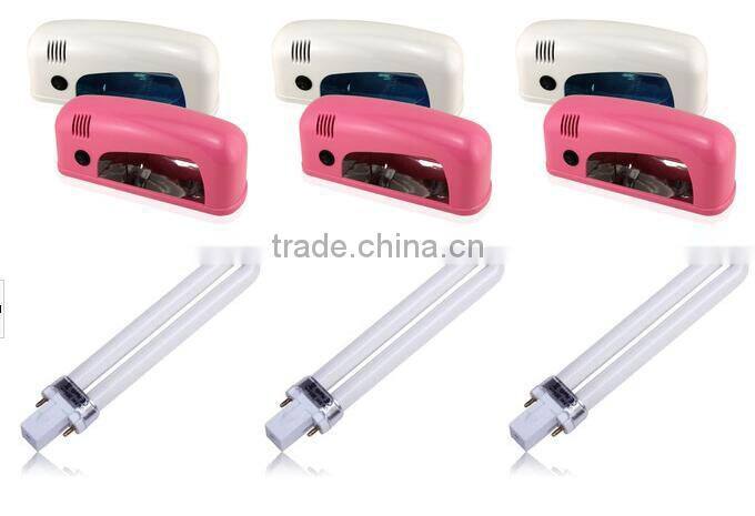 9W Nail Polish Dryer Lamp Professional Gel Acrylic Curing Light Spa uv LAMP