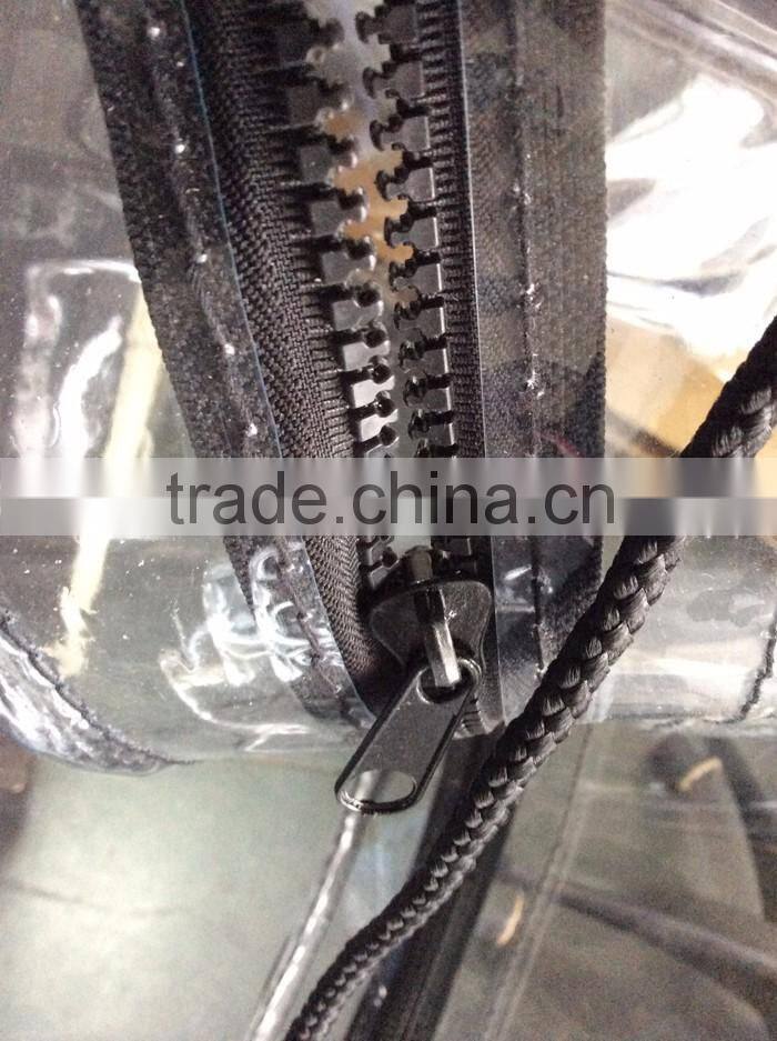Clear PVC fabric roller up outdoor blinds