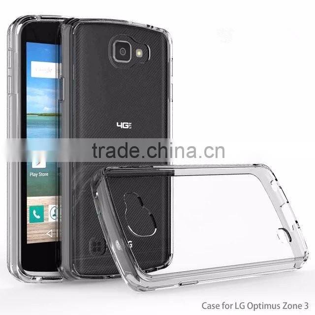 Samco New Fashion Shockproof Scratch Resistant Clear Defender Armor Case For LG K4