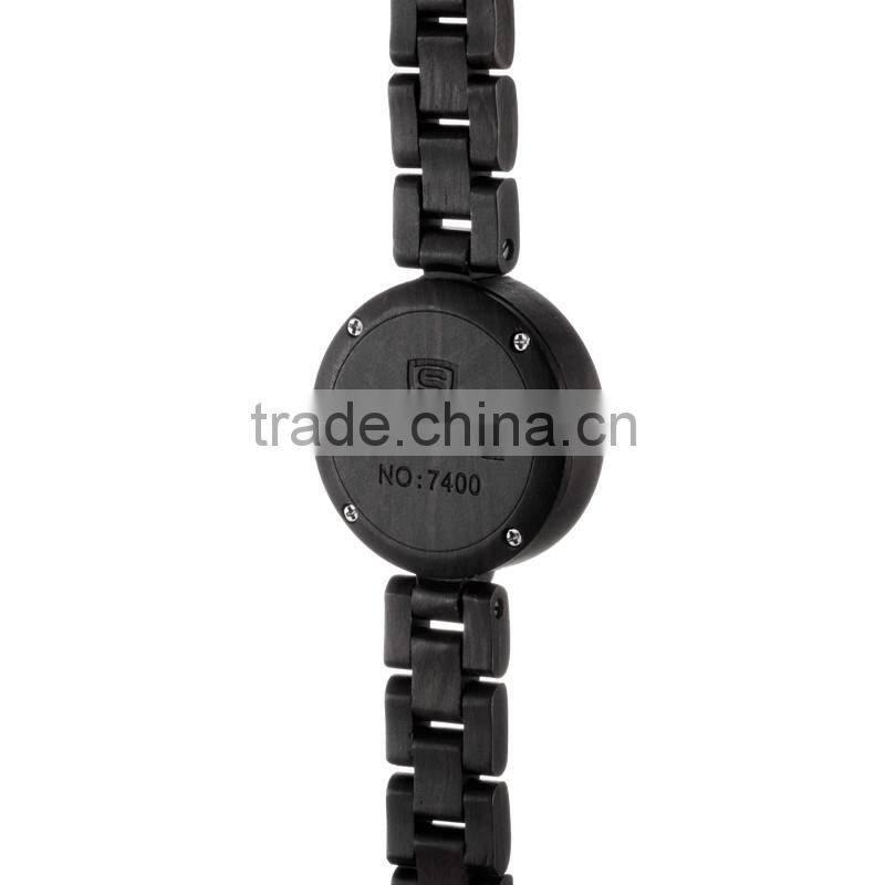 2016 Fashion wood Strap Japan Movement wood Vogue Watch for Ladies