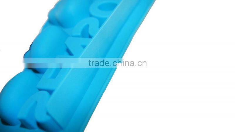 Very Cute tooth shapped blue silicone mold for sweets