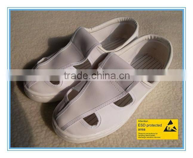 PVC leather upper PU outsole esd butterfly shoes