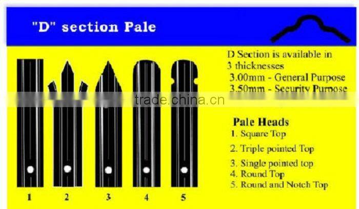 Xinxiang High Security Plisade Fencing