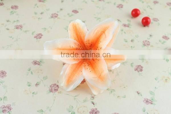 Customized pink calla lily flower head artificial flower