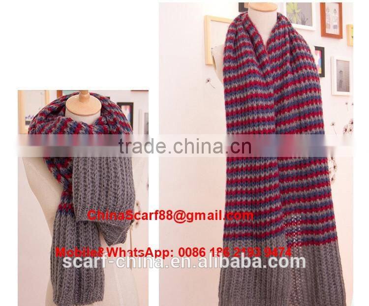 Wholesale knitted wool scarf women