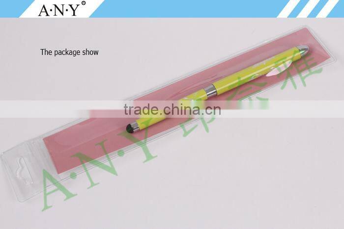 ANY Professional Nail Beauty Design Gel Nail Brush With Metal Handle Special End Can Touch Phone Screen