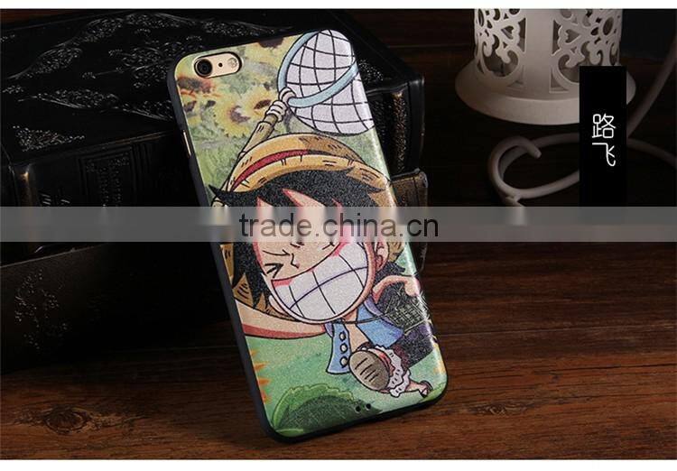 Colored drawing Flower Soft TPU Silk Skin case for iphone 6s plus/iphone 6