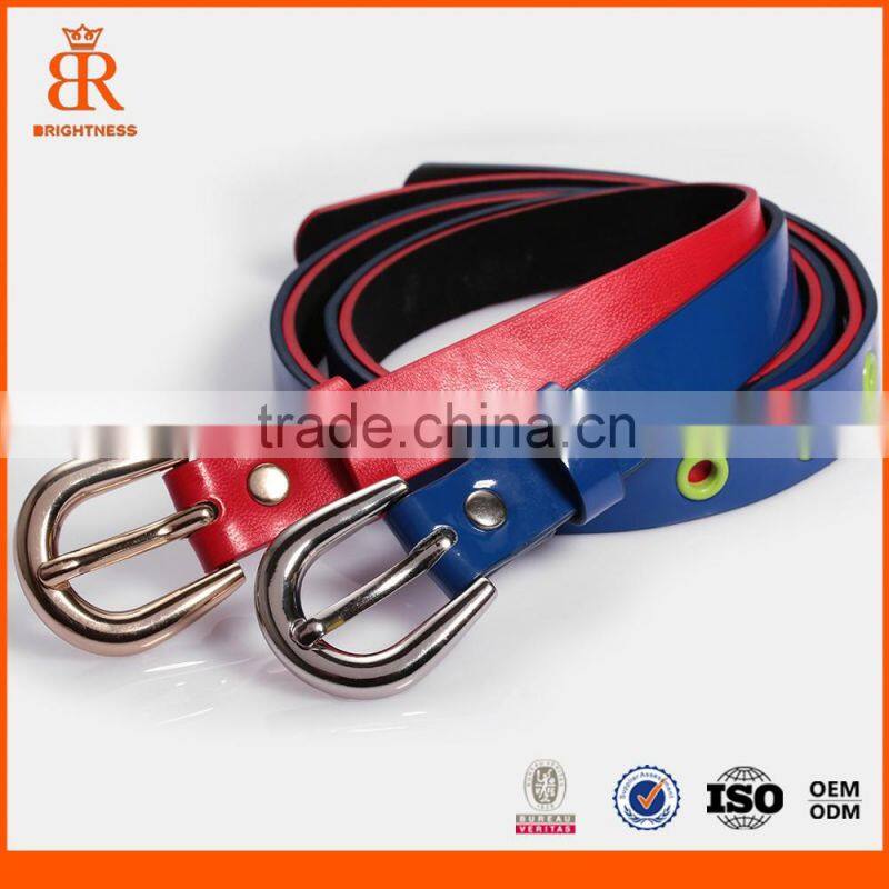 2016 sexy waist soft elastic dressy belts chastity girls skinny belt