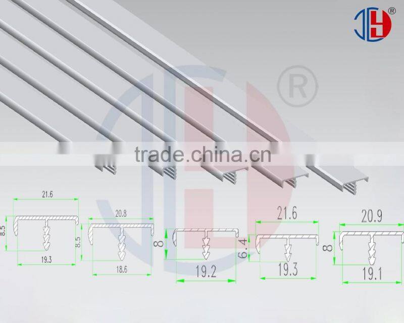 T5 - T8 6063 aluminium series with extruded profile