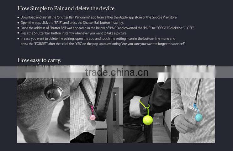 colorful smartphone portable bluetooth Shutter Ball
