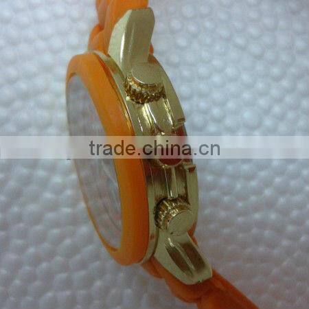 Fashion MK Silicone gold watch,1 piece for MOQ