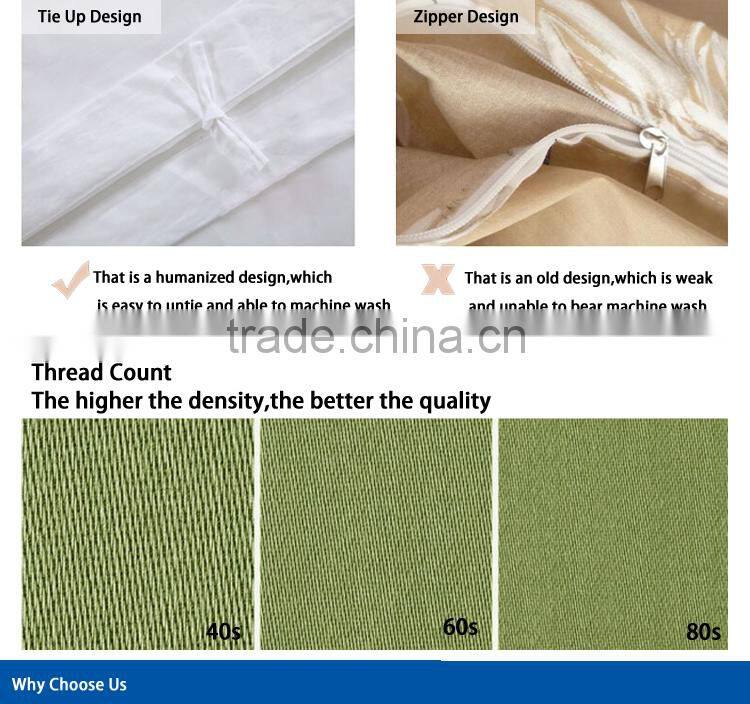 wholesale 100% cotton embroidered bedding sets 4pcs