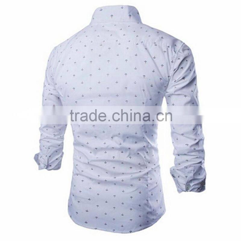 Customise Plain Pattern 100% Cotton Dress Shirt Design