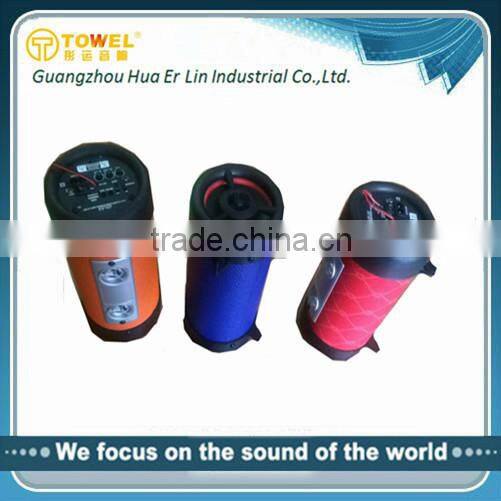 4 Inch Portable subwoofer Bazooka Speaker with FM Radio