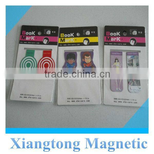 Black Backgrounf with Number Advertising Custom Design Paper Folding magnetic bookmark