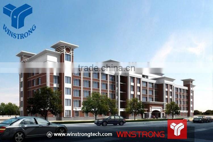 Steel structure school building design from factory