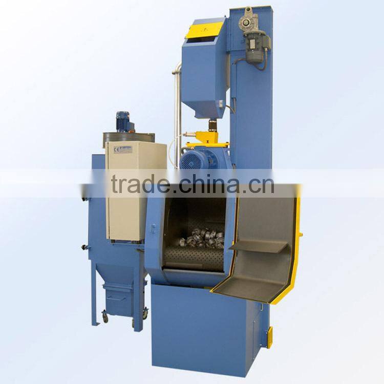 Rubber belt tracked type shot blasting equipments