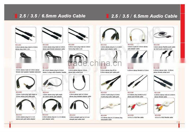 3.5mm stereo plug to 3.5mm stereo jack coiled cord cable