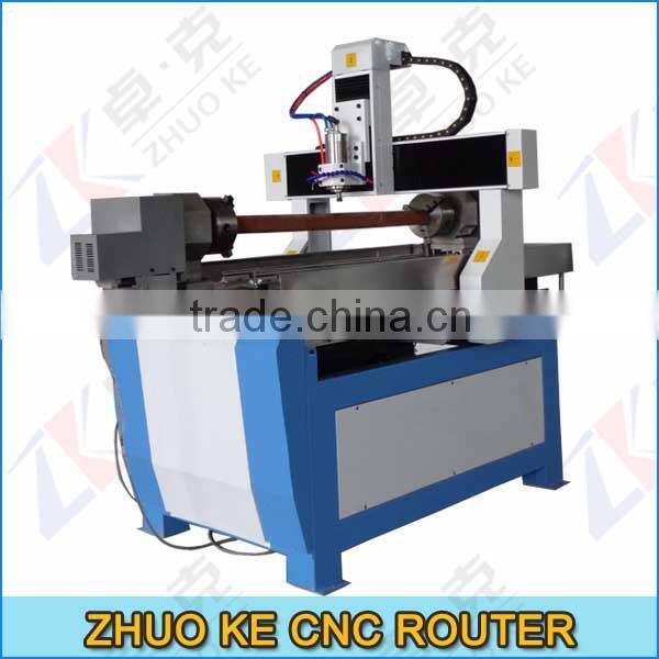 high quality 4 axis double chuck CNC metal carving machine