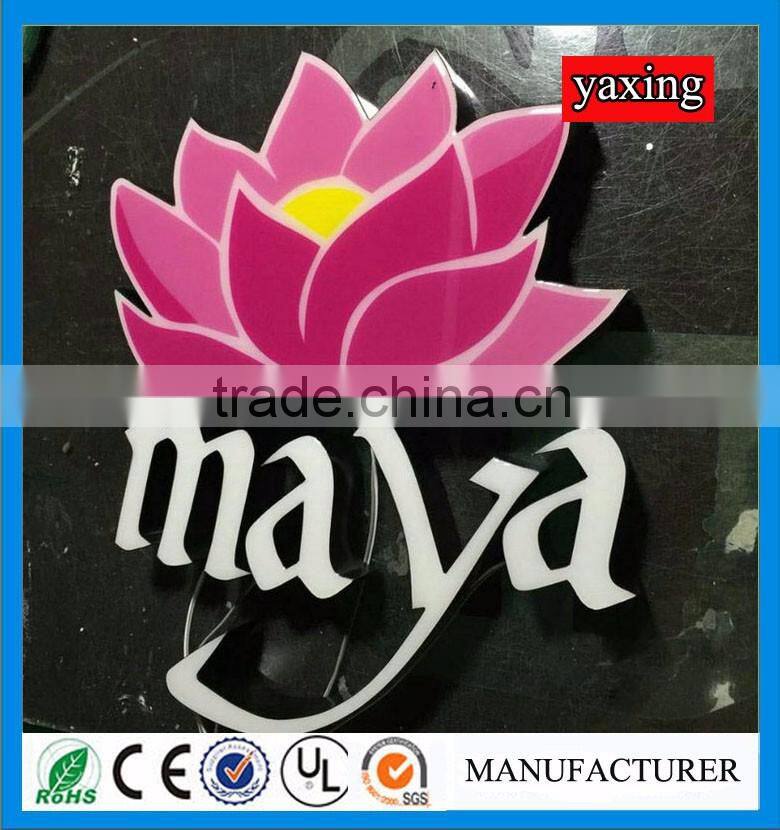 Factory outlets waterproof led shop epoxy resin sign