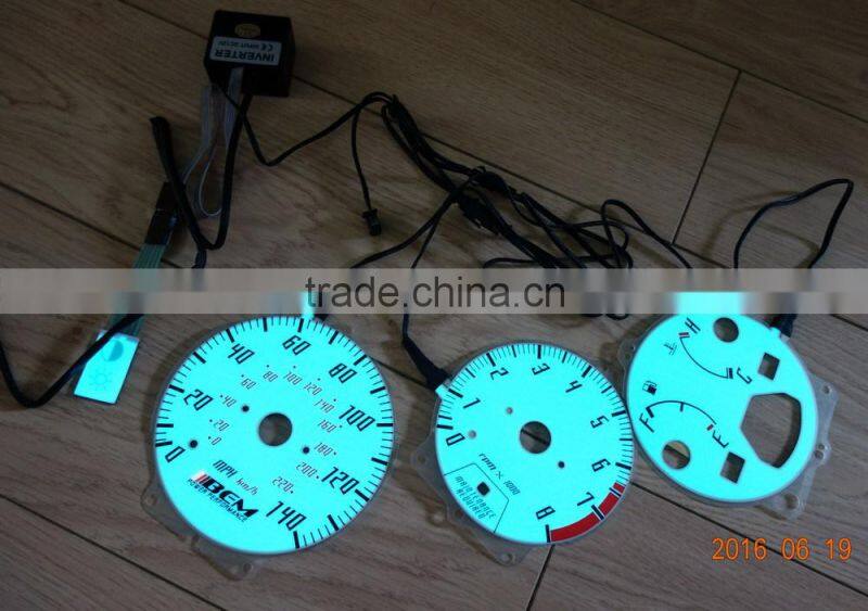 OSRAM material EL Luminous instrument board / EL sheet dashboard / EL panel dashboard