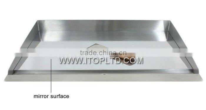 gas griddle with CE commercial induction griddle